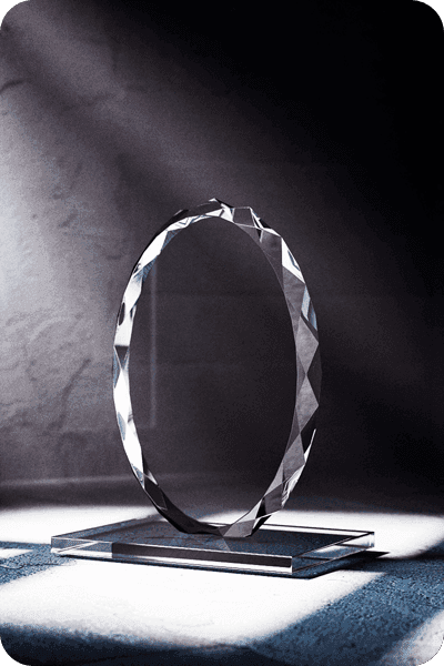 Prémio de cristal -  GLA0403