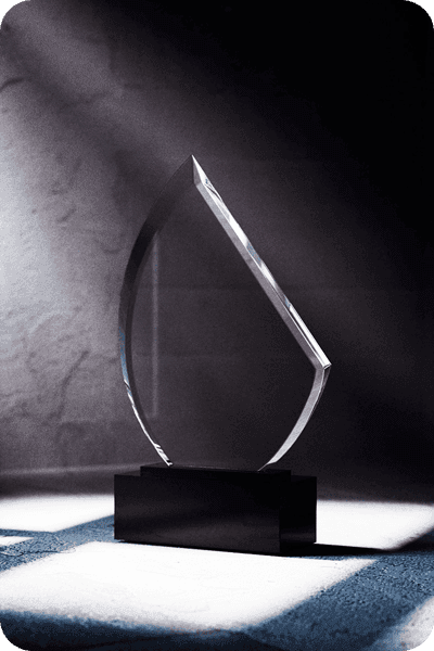 Prémio de cristal -  GLA0419