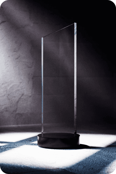 Prémio de cristal -  GLA0427