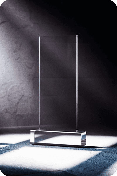 Prémio de cristal -  GLA0430