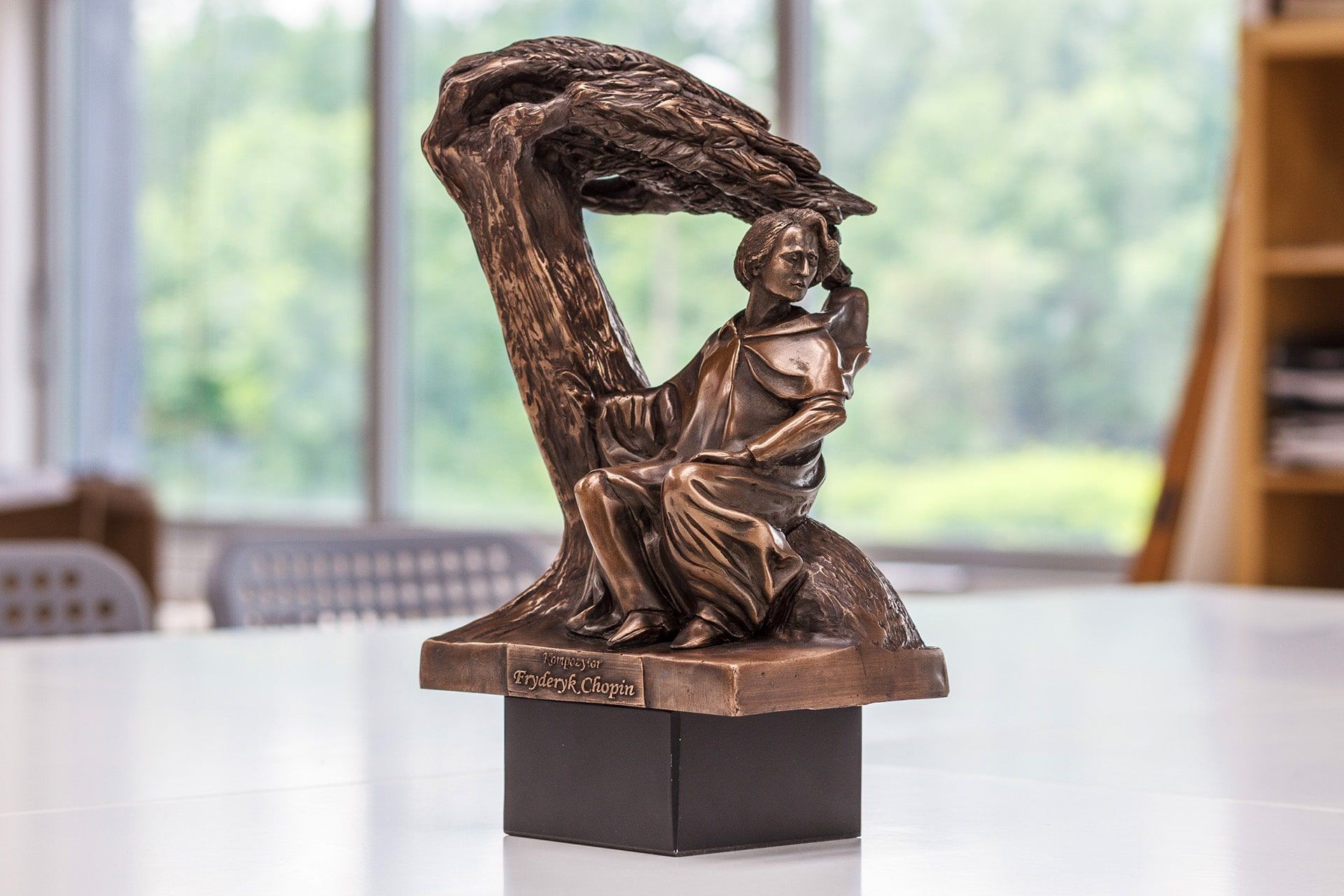 statuetka zywica Chopin glasso